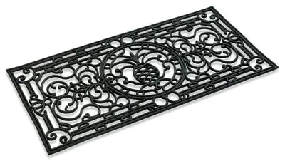 Rubber Pineapple Scroll Mat - 24" x 48" - alternate product view