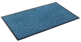 Blue Water Retainer Mat with heavy rubber backing in four different Sizes with black edging