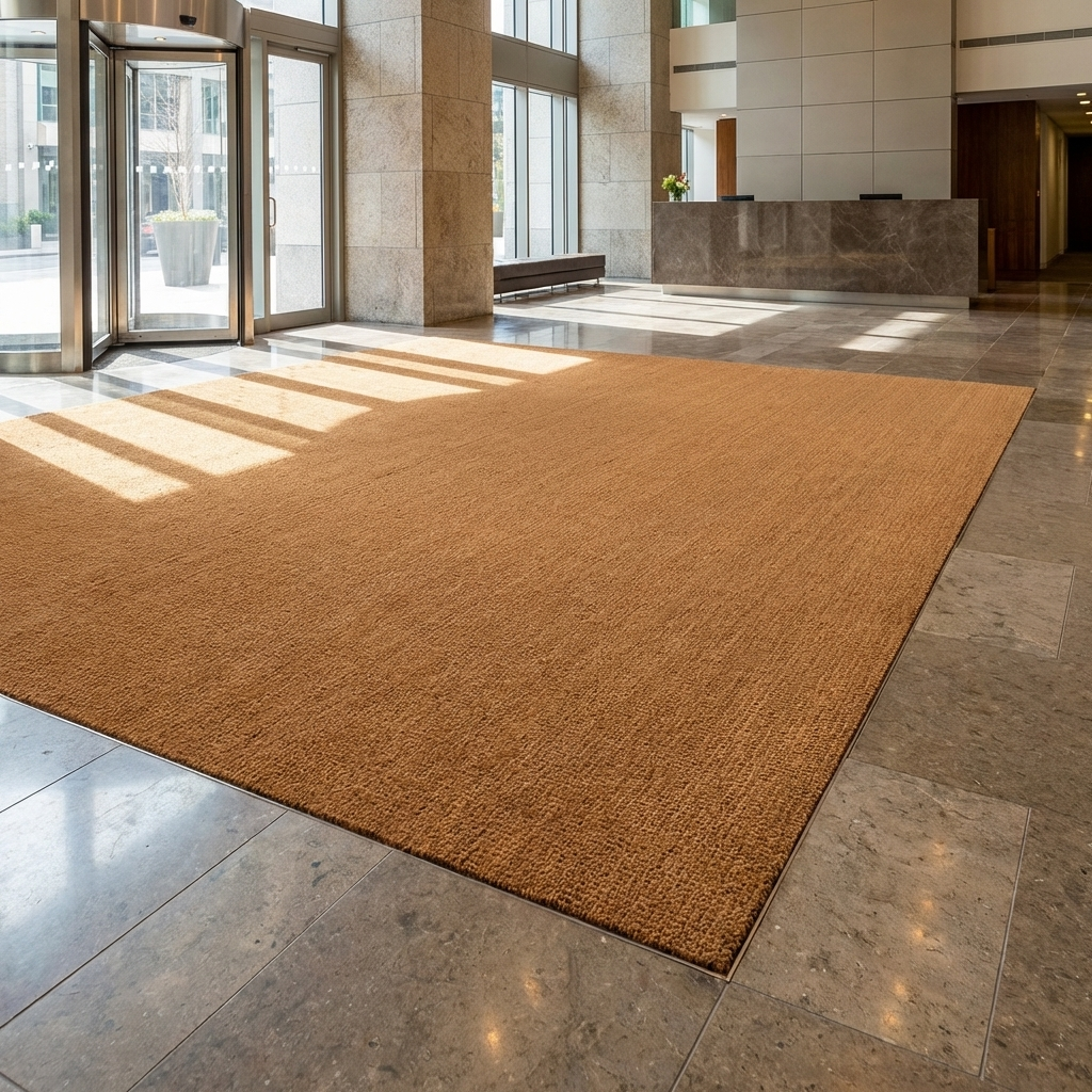Colored Coco Coir Mat Custom Sizes with Non-Slip Vinyl Backing product information graphic 3