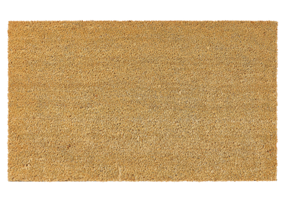 Colored Coco Coir Mat Custom Sizes with Non-Slip Vinyl Backing backing detail