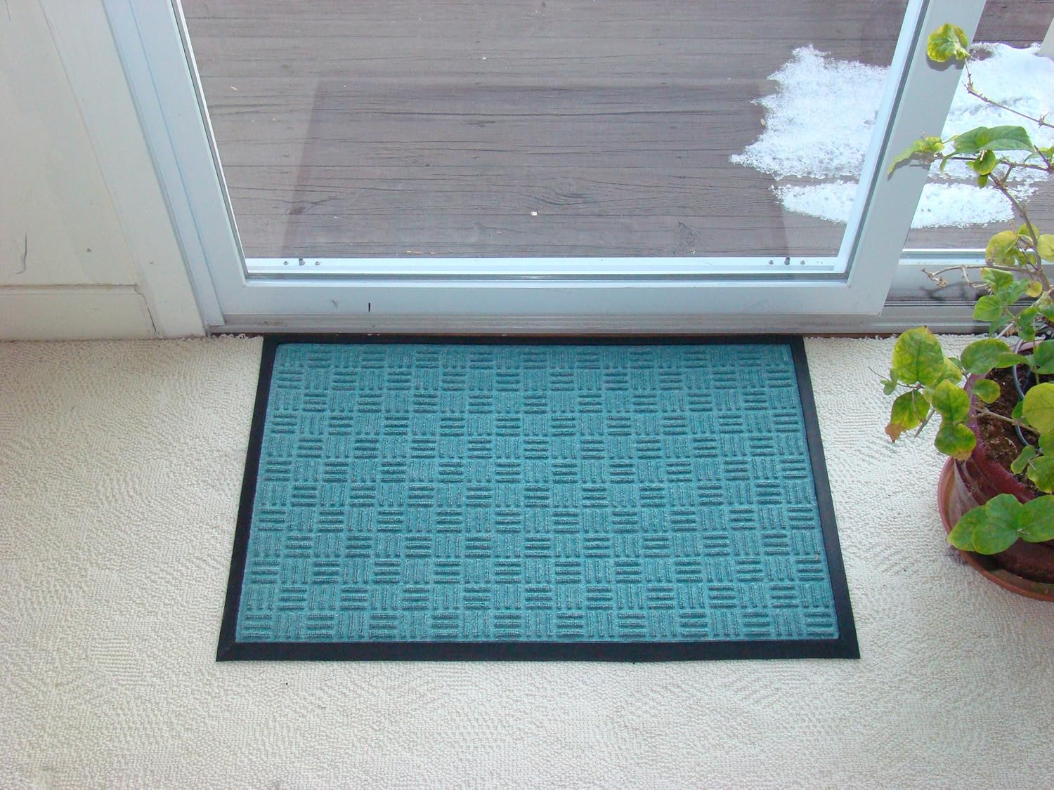 Water Retainer Entrance Mat in-use lifestyle view - SKU 5163