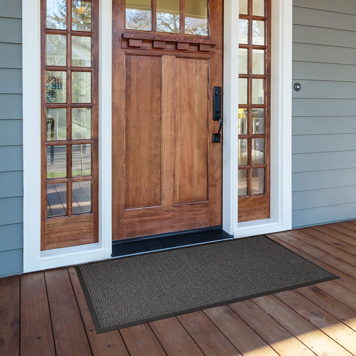 Water Retainer Entrance Mat in-use lifestyle view - SKU 5460|5463