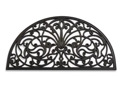 Rubber Grill Mat - 24" x 48" - rolled mat view