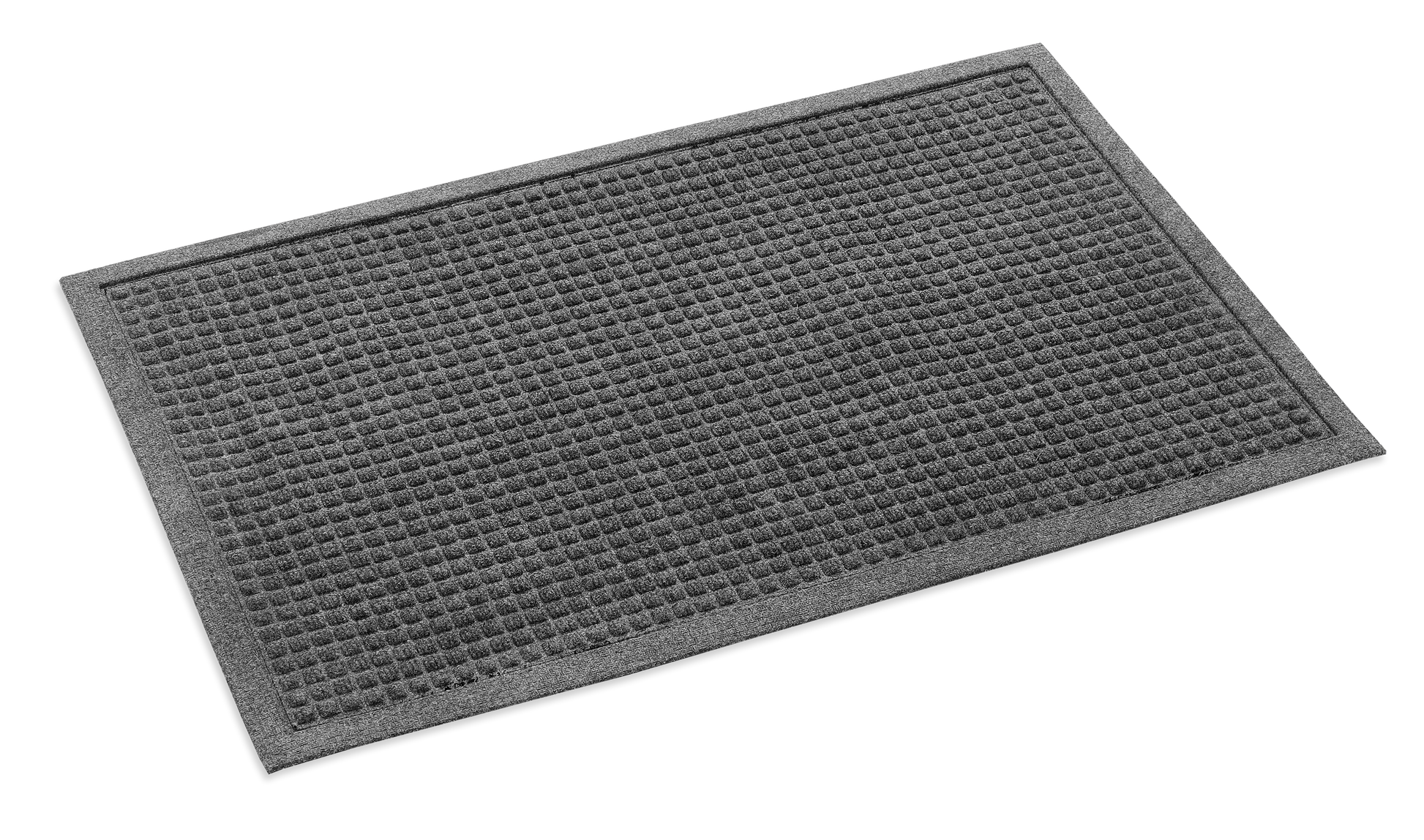 24" x 36" Charcoal Eco Water Trapper Entrance Mat - close-up product view