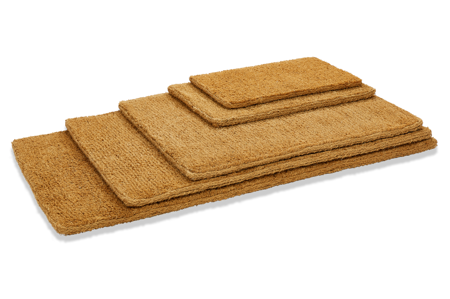 Coco Coir Door Mat with Woven Backing – Extra Thick Heavy-Duty Natural Fiber Entry Mat (Multiple Sizes)