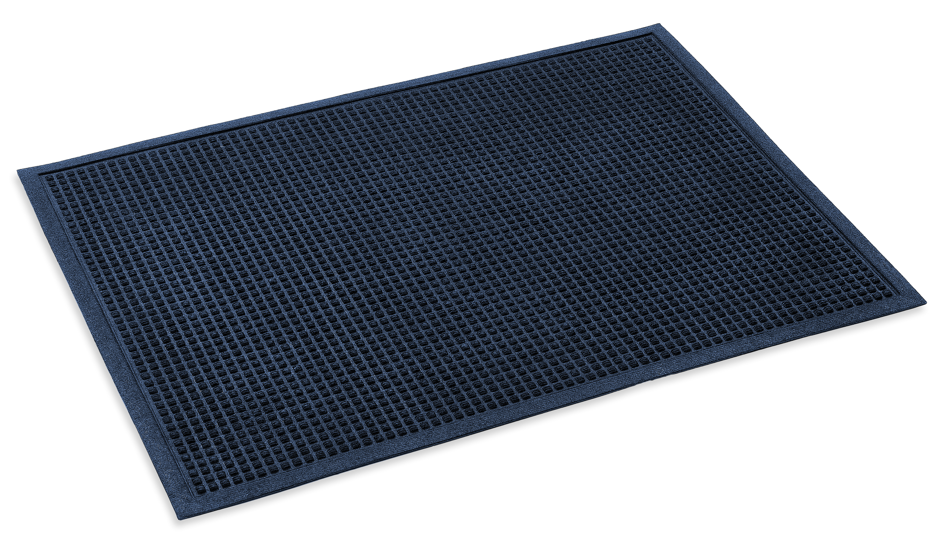 36" x 48" Blue Eco Water Trapper Entrance Mat - close-up product view