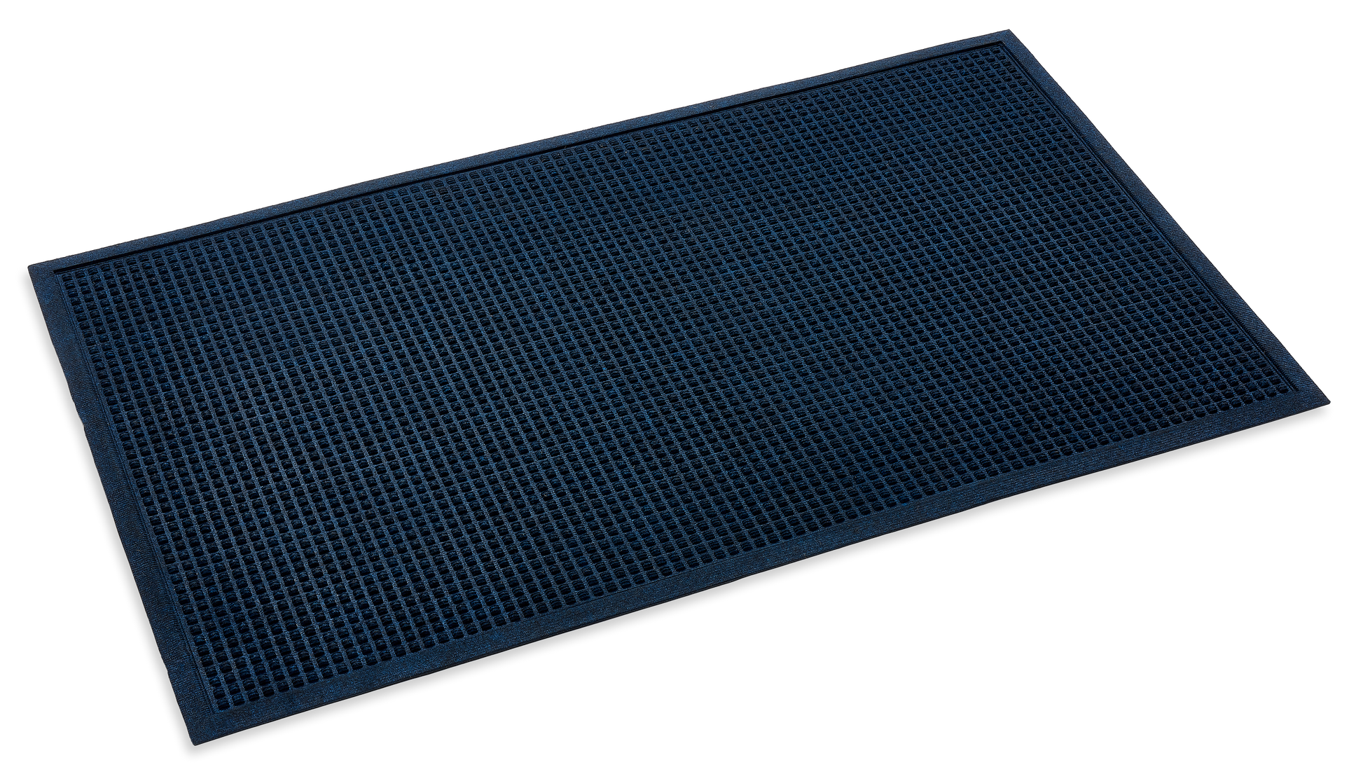 36" x 60" Blue Eco Water Trapper Entrance Mat - close-up product view