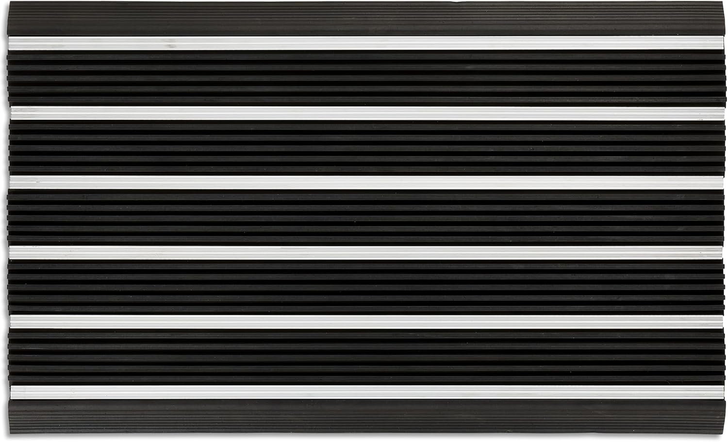 Ecomills Alumat Aluminum Front Door Mat, Heavy-Duty All-Weather Indoor/Outdoor Doormat with Non-Slip Rubber Edge – 17.3" x 27.5"