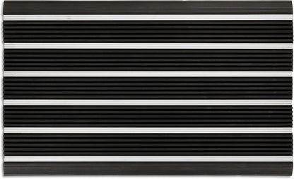 Ecomills Alumat Aluminum Front Door Mat, Heavy-Duty All-Weather Indoor/Outdoor Doormat with Non-Slip Rubber Edge – 17.3" x 27.5"