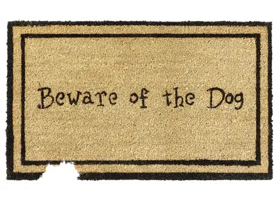 Beware of the Dog Coir Doormat - Image 3 of 6