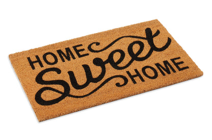 Home Sweet Home Coir Doormat with Non-Slip Vinyl Backing - main product photo