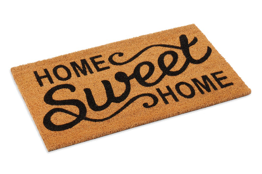 Home Sweet Home Coir Doormat with Non-Slip Vinyl Backing - main product photo