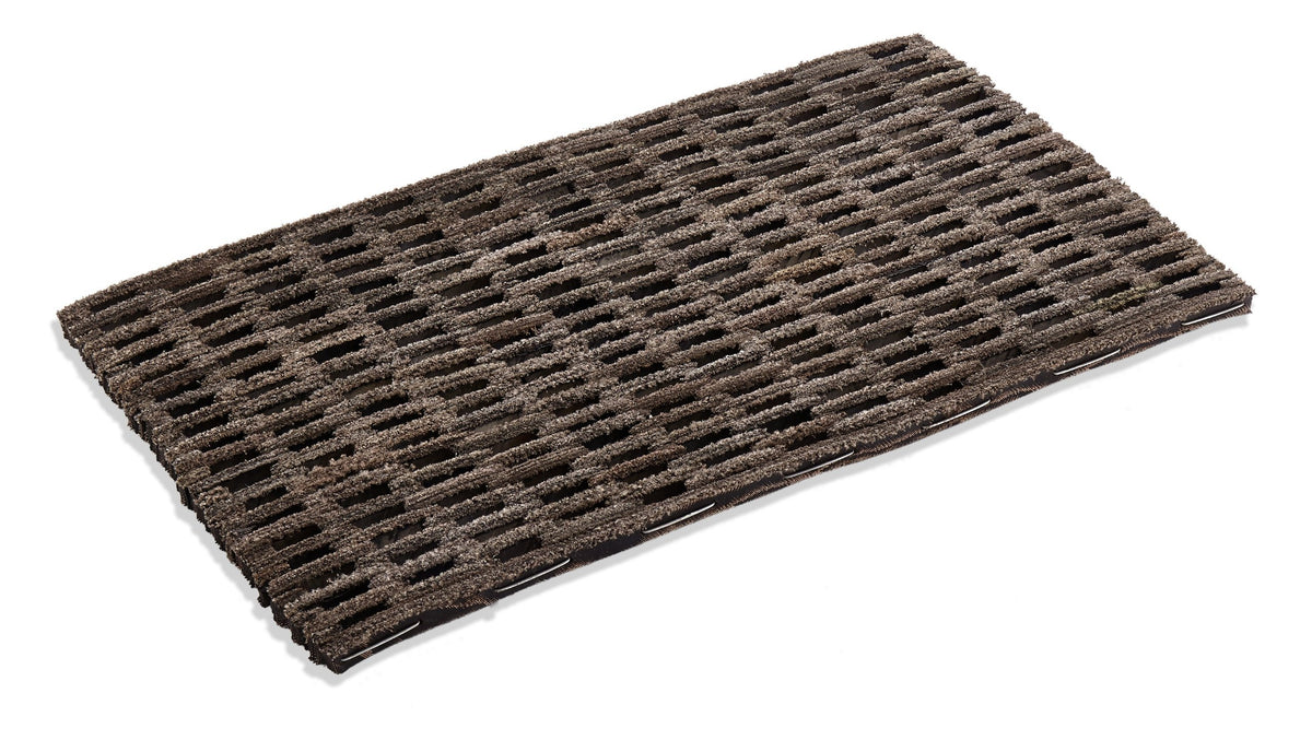 Fluffed Tire Link Mat, Recycled Rubber - 18.5" x 32"