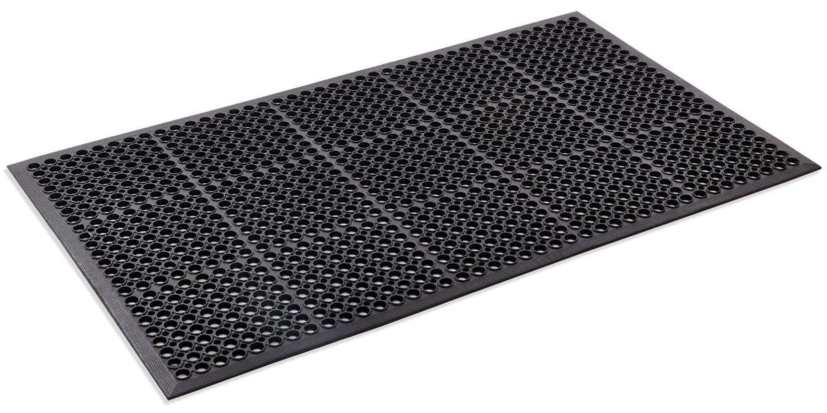 Anti-Fatigue Restaurant Rubber Mat, 3 x 5 ft - Default Title