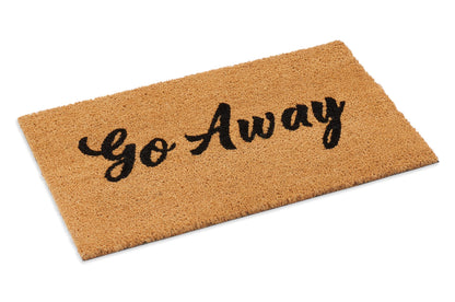Go Away Coir Doormat with Non-Slip Vinyl Backing - main product photo