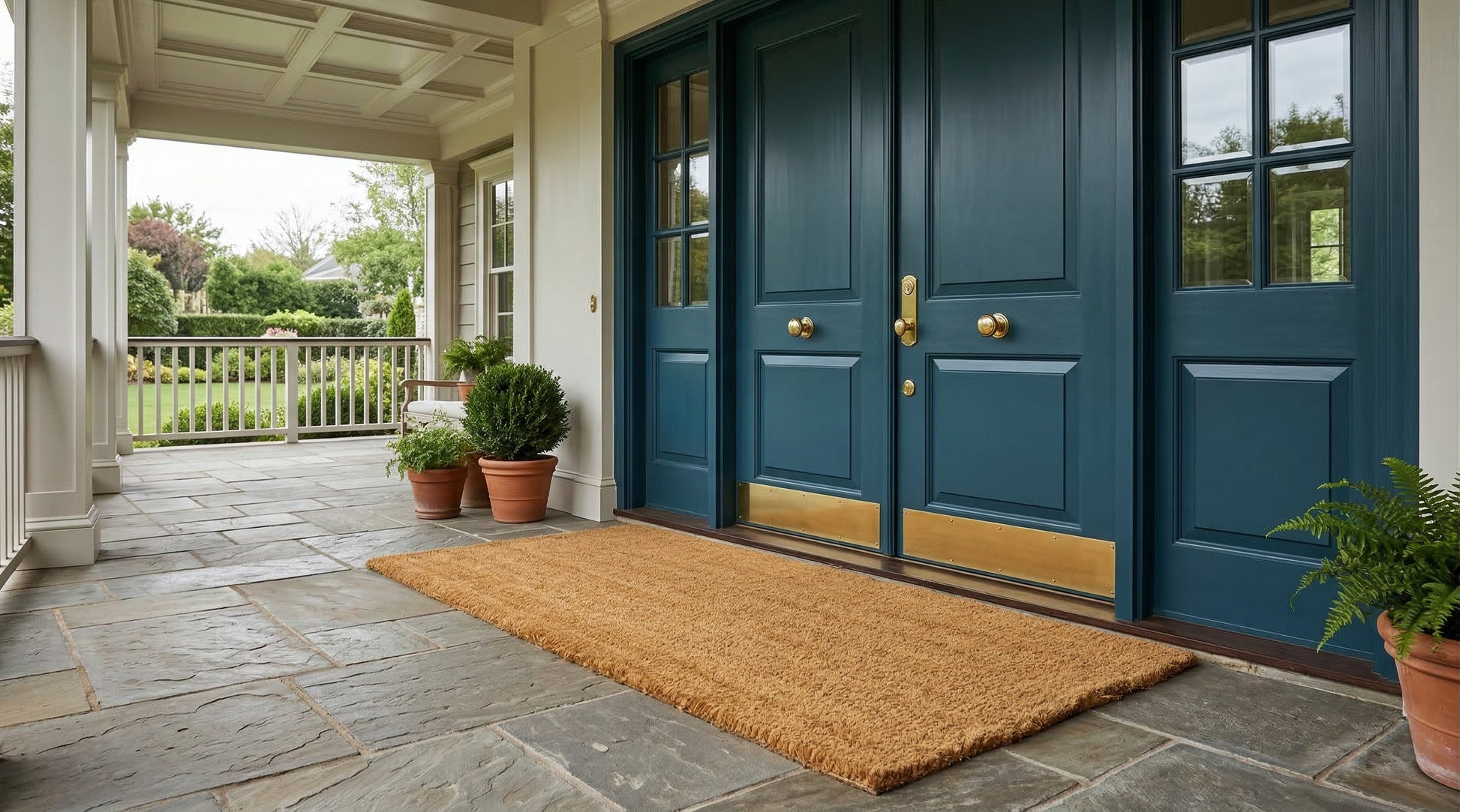 Plain Coir Mat 1", Woven Back, 36" x 72"