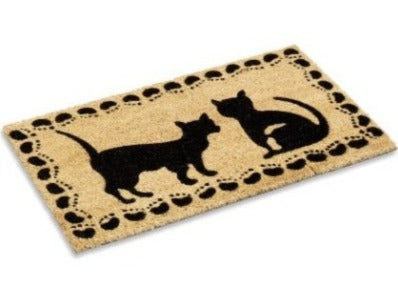 Cats at Play Coir Doormat