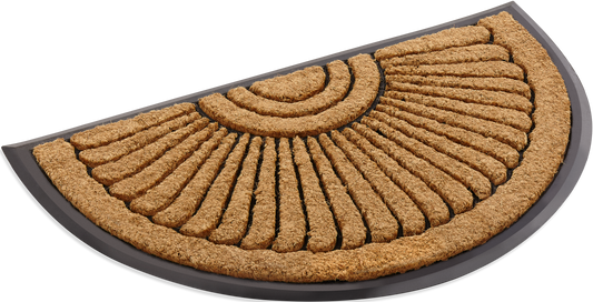 Sun Ray Inlaid Coir Doormat
