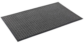 Black  Water Retainer Mat with heavy rubber backing in four different Sizes with black edging