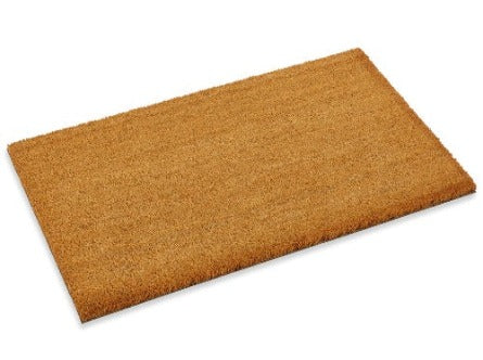 custom cut coco coir doormat rubber back
