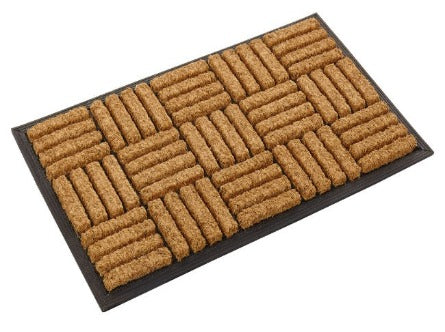 Inlaid Rectangle Coir Doormat