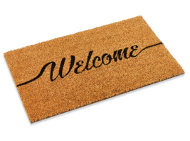 Cursive Welcome Doormat