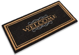 elegant welcome coco doormat