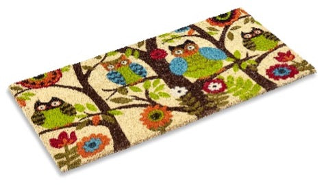 Forest Owls Coir Doormat