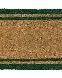 green border doormat front