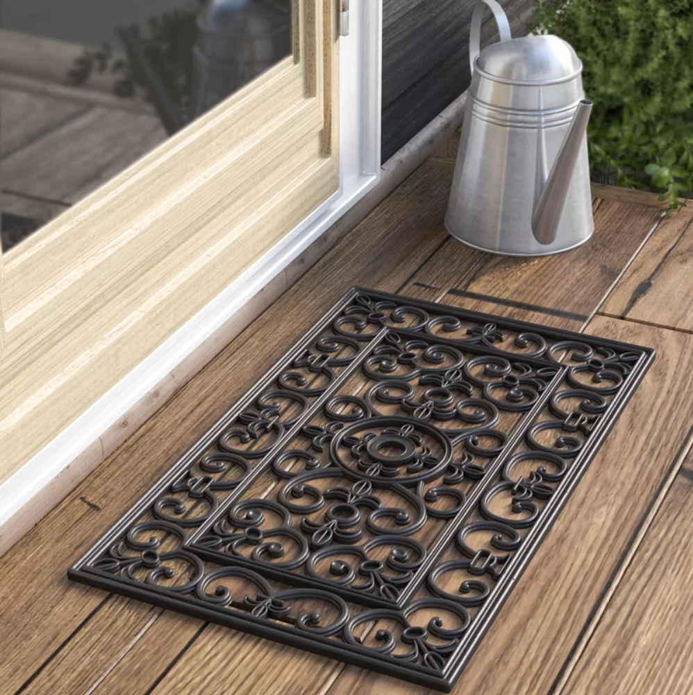 Rubber Scroll Doormat - Doormats USA