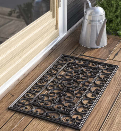 Rubber Scroll Doormat – Doormats USA